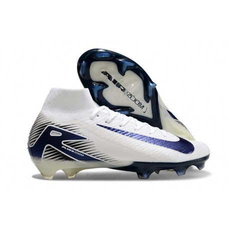 Nike Zoom Mercurial Superfly X Elite FG White Blue