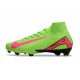 New Nike Mercurial Superfly 10 Elite FG Green Pink