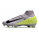 New Nike Mercurial Superfly 10 Elite FG Gray Volt Black