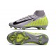 New Nike Mercurial Superfly 10 Elite FG Gray Volt Black