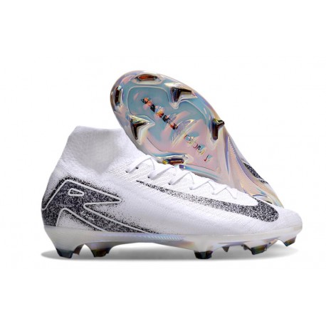 New Nike Mercurial Superfly 10 Elite FG White Black