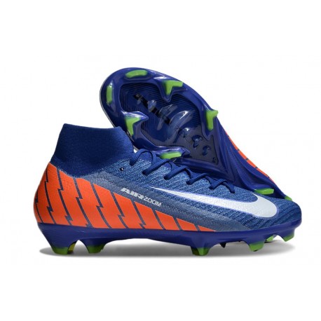 New Nike Mercurial Superfly 10 Elite FG Blue Orange White