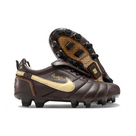 New Nike Tiempo Legend 10 Elite FG Ronaldo Brown Gold