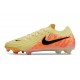 Nike Phantom Luna II Elite FG Low Cut Yellow Orange Black