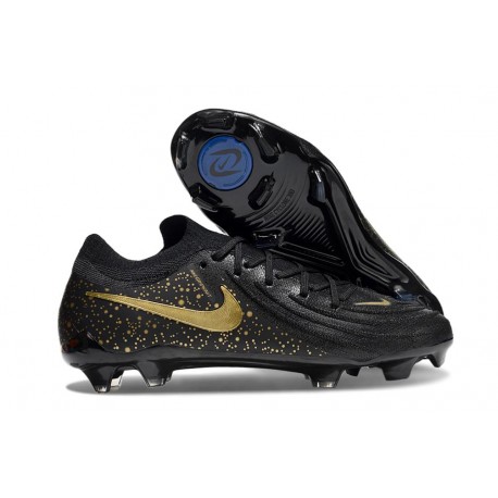 Nike Phantom Luna II Elite FG Low Cut Black Metallic Gold Coin