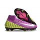 Nike Air Zoom Mercurial Superfly X Elite FG Purple Solar Yellow White