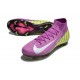 Nike Air Zoom Mercurial Superfly X Elite FG Purple Solar Yellow White
