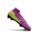 Nike Air Zoom Mercurial Superfly X Elite FG Purple Solar Yellow White