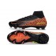 Nike Air Zoom Mercurial Superfly X Elite FG Black Orange Yellow