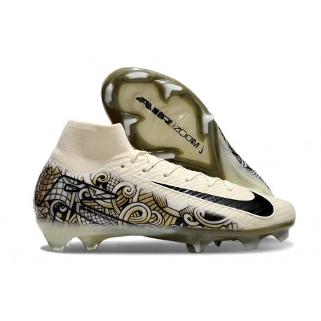 Nike Zoom Mercurial Superfly 10 Elite FG Lemonade Black