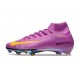 Nike Zoom Mercurial Superfly 10 Elite FG Purple Yellow