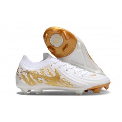 Nike Phantom Luna II Elite FG Low Cut White Gold