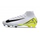 Nike Zoom Mercurial Superfly 10 Elite FG White Black Yellow