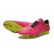 Shoes For Men Nike HyperVenom Phantom FG Football Boots Pink Volt Black