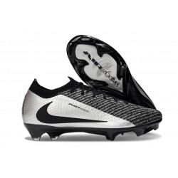 Nike Air Zoom Mercurial Vapor XVI Elite FG Shoes Black Silver