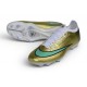Nike Mercurial Vapor 17 Elite Firm Ground Cleats Gold Green