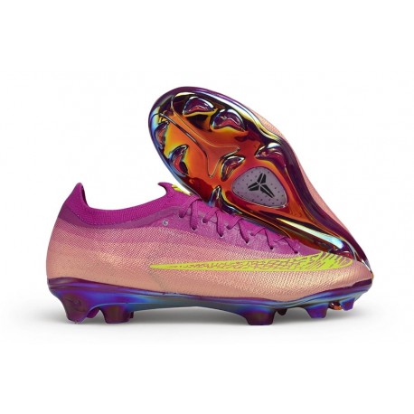 Nike Mercurial Vapor 17 Elite Firm Ground Cleats Purple Yellow