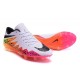 2016 Mens's Soccer Shoes - Nike HyperVenom Phantom FG Premium FG White Orange Pink Black