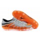 2016 Mens's Soccer Shoes - Nike HyperVenom Phantom FG Grey Orange Black