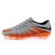 2016 Mens's Soccer Shoes - Nike HyperVenom Phantom FG Grey Orange Black