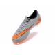 2016 Mens's Soccer Shoes - Nike HyperVenom Phantom FG Grey Orange Black