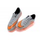 2016 Mens's Soccer Shoes - Nike HyperVenom Phantom FG Grey Orange Black