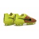 Nike Men's Tiempo Legend V FG Soccer Cleats Canvas Black Volt