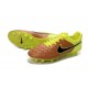 Nike Men's Tiempo Legend V FG Soccer Cleats Canvas Black Volt
