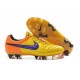 Nike Men's Tiempo Legend V FG Soccer Cleats Laser Orange Persian Violet Total Orange Violet