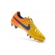 Nike Men's Tiempo Legend V FG Soccer Cleats Laser Orange Persian Violet Total Orange Violet