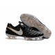 New Shoes - Nike Tiempo Legend VI FG Soccer Cleats Black White Gold