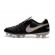 New Shoes - Nike Tiempo Legend VI FG Soccer Cleats Black White Gold