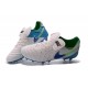 New Shoes - Nike Tiempo Legend VI FG Soccer Cleats White Blue Green