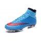 Best Nike Men's Mercurial Superfly IV FG Football Cleats Blue Red Black