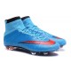 Best Nike Men's Mercurial Superfly IV FG Football Cleats Blue Red Black