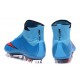 Best Nike Men's Mercurial Superfly IV FG Football Cleats Blue Red Black