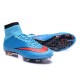 Best Nike Men's Mercurial Superfly IV FG Football Cleats Blue Red Black