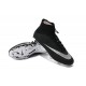 Sale Nike Men's Mercurial Superfly 4 FG Football Cleats Silver Black