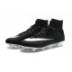Sale Nike Men's Mercurial Superfly 4 FG Football Cleats Silver Black
