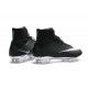 Sale Nike Men's Mercurial Superfly 4 FG Football Cleats Silver Black