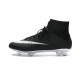 Sale Nike Men's Mercurial Superfly 4 FG Football Cleats Silver Black