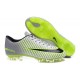 2016 New Shoes - Nike Mercurial Vapor XI FG Pure Platinum Black Ghost Green Hyper Turquoise