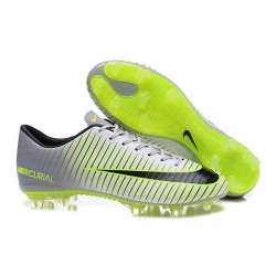 2016 New Shoes - Nike Mercurial Vapor XI FG Pure Platinum Black Ghost Green Hyper Turquoise
