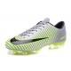 2016 New Shoes - Nike Mercurial Vapor XI FG Pure Platinum Black Ghost Green Hyper Turquoise