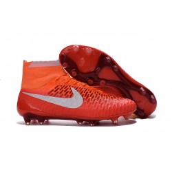 New Shoes - Nike Magista Obra Firm-Ground Football Cleats Orange White