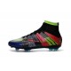 Nike Soccer Shoes - Mercurial Superfly 4 FG Soccer Cleats Black Green Blue Red What the Mercurial