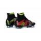Nike Soccer Shoes - Mercurial Superfly 4 FG Soccer Cleats Black Green Blue Red What the Mercurial