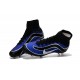 Nike Mercurial Superfly Heritage FG Soccer Boots - Shoes For Men Blue Black Silvery White