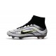 Nike Men's 2016 - Mercurial Superfly Heritage FG Soccer Shoes Silvery Black Volt