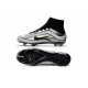 Nike Men's 2016 - Mercurial Superfly Heritage FG Soccer Shoes Silvery Black Volt